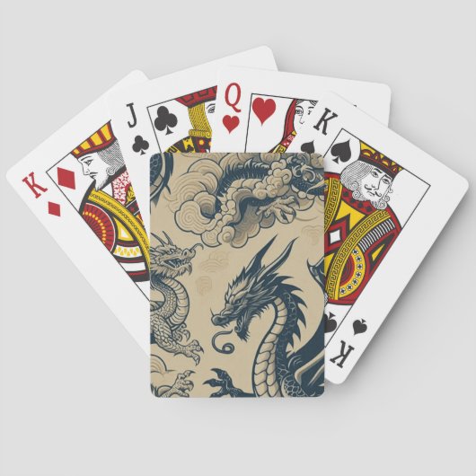 Jeu De Cartes Imaginaire Dragons antiques (dos)