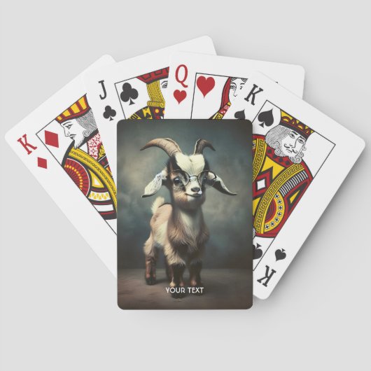 Jeu De Cartes Imaginaire mignon bébé chèvre (dos)