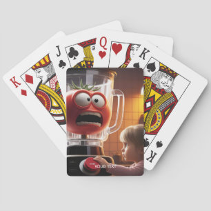 Jeu De Cartes Imaginaire mignonne fille mélangeur tomate