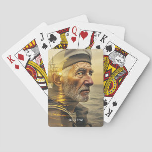 Jeu De Cartes Imaginaire Mignonne mer de vieux marin