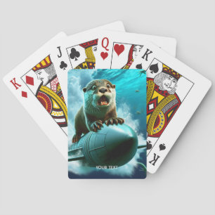 Jeu De Cartes Imaginaire Mignonne Torpedo Otter Mer