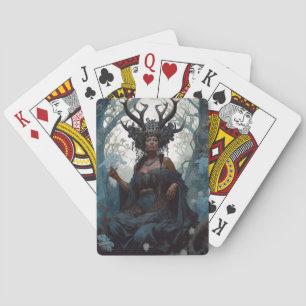 Jeu De Cartes Imaginaire noir Sorceress Imaginaire magique