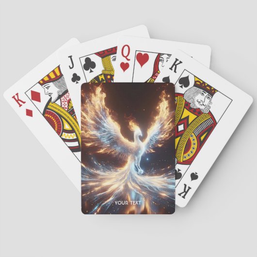 Jeu De Cartes Imaginaire Phoenix Feu mignon renaître (dos)