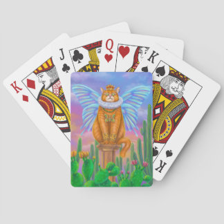 Jeu De Cartes Imaginaire roi papillon chat