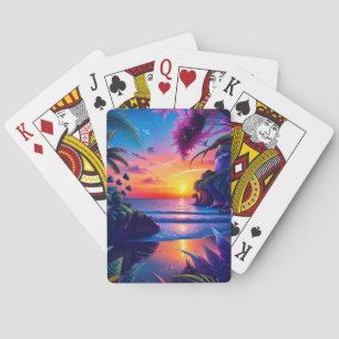 Jeu De Cartes Imaginaire Tropical Beach Two