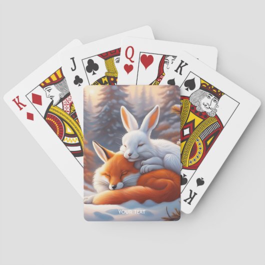 Jeu De Cartes Imaginaire Vivid Sleeping Fox lièvre (dos)