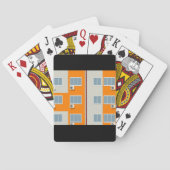 Jeu De Cartes Immeuble moderne avec climatiseurs (dos)