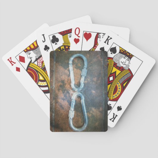 Jeu De Cartes Impression d'art Carabiners liés (dos)
