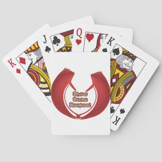 Jeu De Cartes Impression d'art Montre un peu de respect (dos)