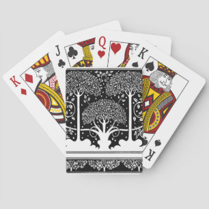 Jeu De Cartes Impression de motif d'arbre Art Nouveau d'Aubrey B