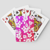 Jeu De Cartes Impression hawaïenne (dos)