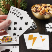 Jeu De Cartes Impression jaune énergie tonnerre (In Situ)