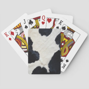 Jeu De Cartes Impression Masquée par la vache