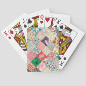 Jeu De Cartes Impression Patchwork vintage (dos)