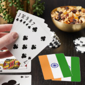 Jeu De Cartes Inde ; Drapeau indien (In Situ)