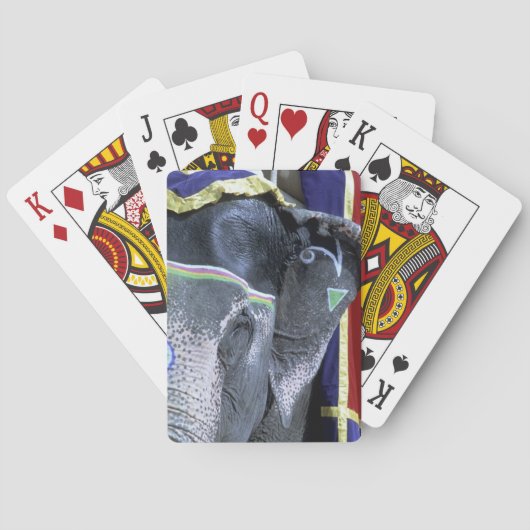 Jeu De Cartes Inde, Rajasthan, Jaipur. Le fort d'Amber. (dos)