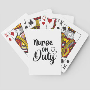 Jeu De Cartes Infirmière-cadeau en service