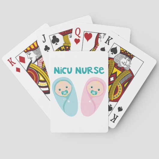 Jeu De Cartes Infirmière de NICU (dos)