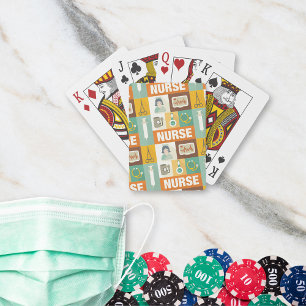 Jeu De Cartes Infirmière professionnelle Iconique Conçu