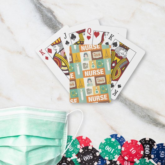 Jeu De Cartes Infirmière professionnelle Iconique Conçu