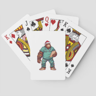 Jeu De Cartes Infirmière Sasquatch Bigfoot Noël Santé