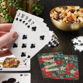 Jeu De Cartes Initiales rouges, blanches, vertes et grises Jouer (In Situ)