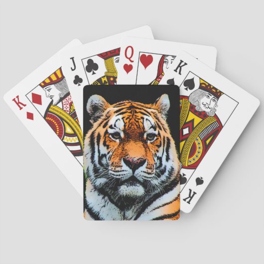 Jeu De Cartes Inspiration des yeux de tigre (dos)