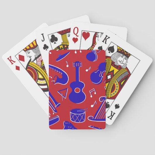 Jeu De Cartes Instruments de musique (dos)