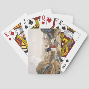 Jeu De Cartes Intérieur du Mamelon Vert, assiette de 'The Seat