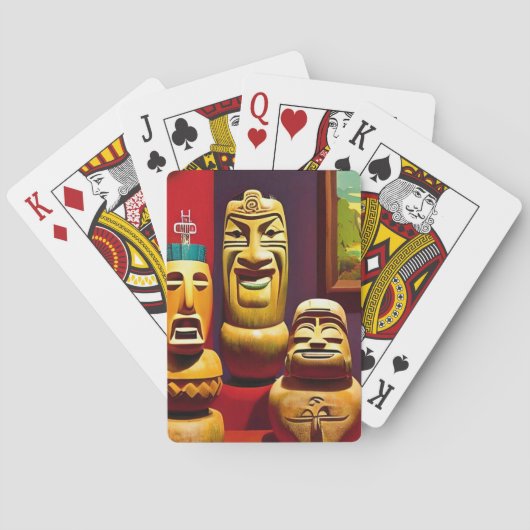 Jeu De Cartes Intérieur Tiki Life Ken Gage Art (dos)