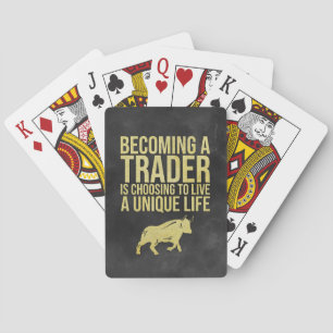 Jeu De Cartes Investisseur Devenant Un Trader