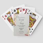 Jeu De Cartes Invitation Boho (dos)