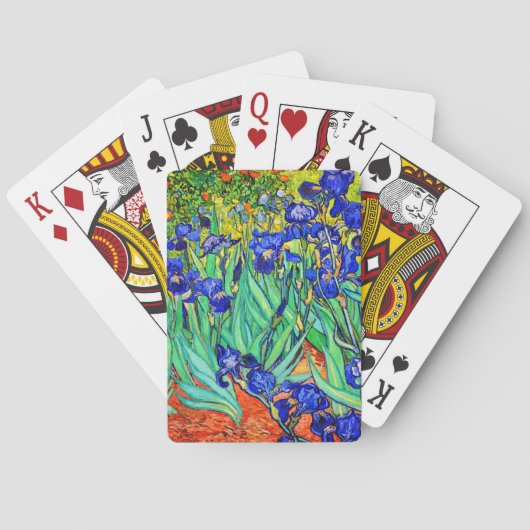 Jeu De Cartes Irises par Vincent Van Gogh (dos)