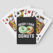 Jeu De Cartes Irlandais J'avais des amoureux de beignets Funny S (dos)