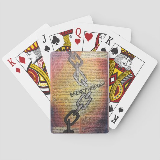 Jeu De Cartes Isaïe 58:5-6 - "Percée" (dos)