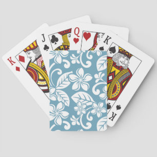 Jeu De Cartes ISLAND PLUMERIA (SLATE BLUE) Cartes de jeu pour vé