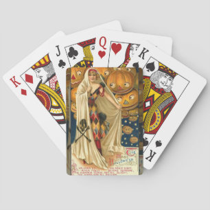 Jeu De Cartes Jack-o'-lantern antique Halloween