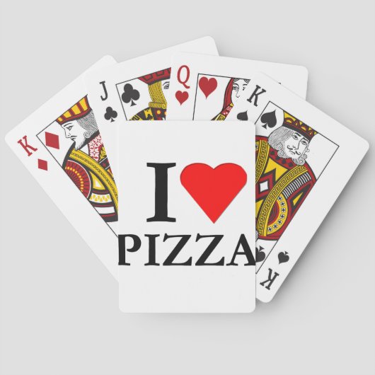 Jeu De Cartes J'adore la pizza (dos)