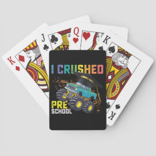 Jeu De Cartes J'ai écrasé le monstre de l'école maternelle Truck