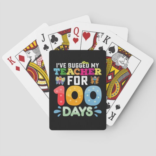 Jeu De Cartes J'ai enterré mon enseignant pour 100 jours de bogu (dos)