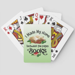 Jeu De Cartes J'ai fait ma maison entre les pages des livres