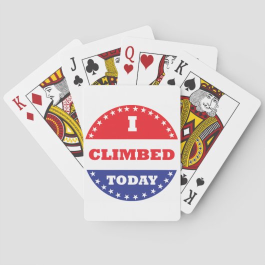 Jeu De Cartes J'ai grimpé aujourd'hui (dos)