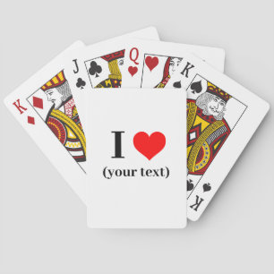 Jeu De Cartes J'AI LE COEUR ! Plateau de carte - Personnalisé