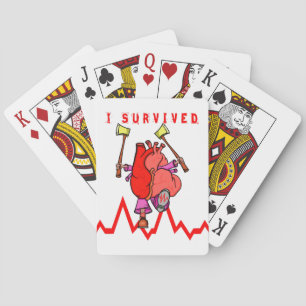 Jeu De Cartes J'ai survécu à une crise cardiaque