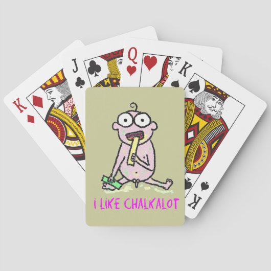 Jeu De Cartes J'aime Chalkalot (dos)