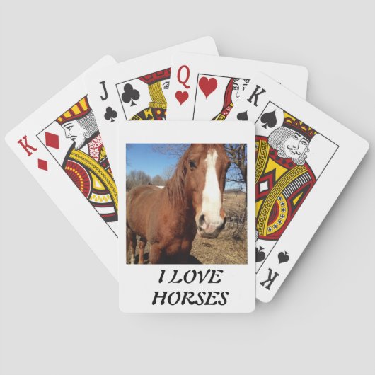JEU DE CARTES J'AIME DES CHEVAUX (dos)