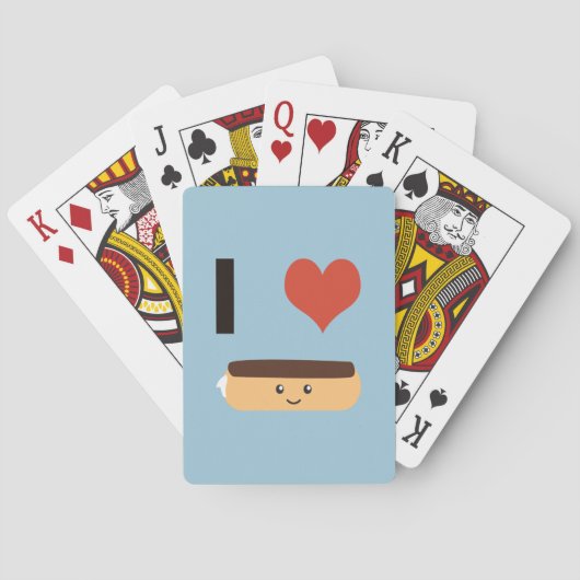 Jeu De Cartes J'aime Eclair (dos)