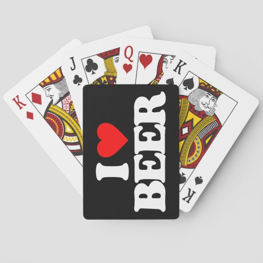 JEU DE CARTES J'AIME LA BIÈRE (dos)