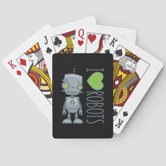 Jeu De Cartes J'aime les robots (dos)