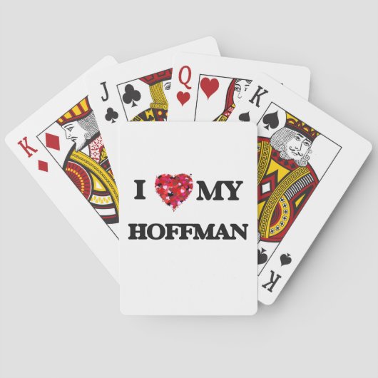 Jeu De Cartes J'aime MON Hoffman (dos)
